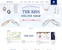 THE KISS公式ホームページのキャプチャ画像