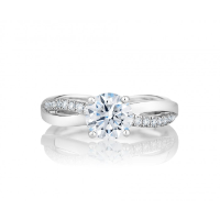 DE BEERS INFINITY SOLITAIRE RING