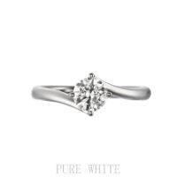 PURE WHITE（ピュアホワイト）の婚約指輪_SOE4